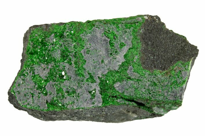 Sparkling Green Uvarovite Garnets - Russia #344501